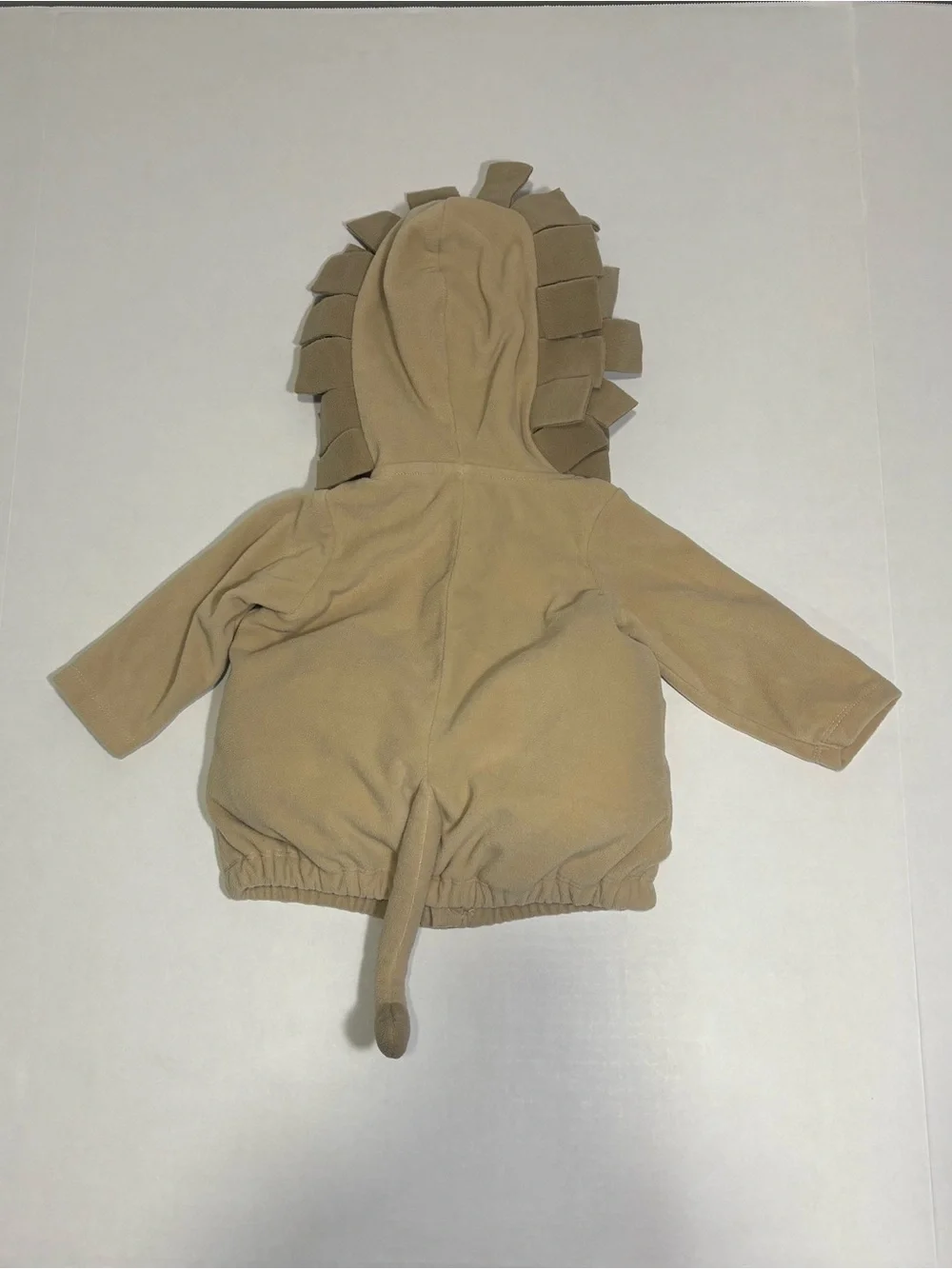 Carter's Beige Fleece Hooded Full Zip Jacket/Costume Lion Theme 6-9 Months - Picture 6 of 8